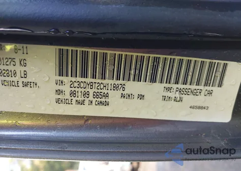 2012 Dodge Challenger R/T from USA, damaged, VIN 2C3CDYBT2CH118076